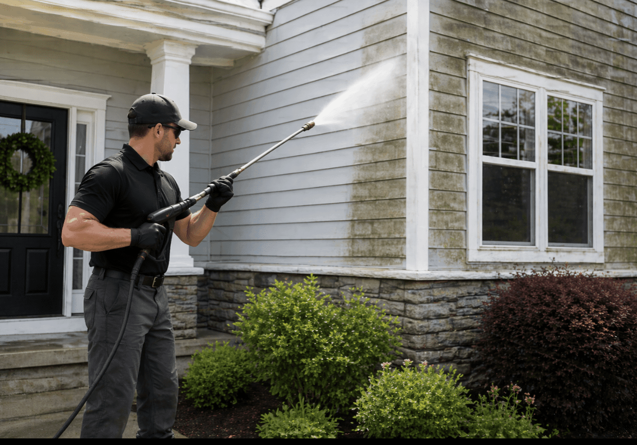 residential pressure washing